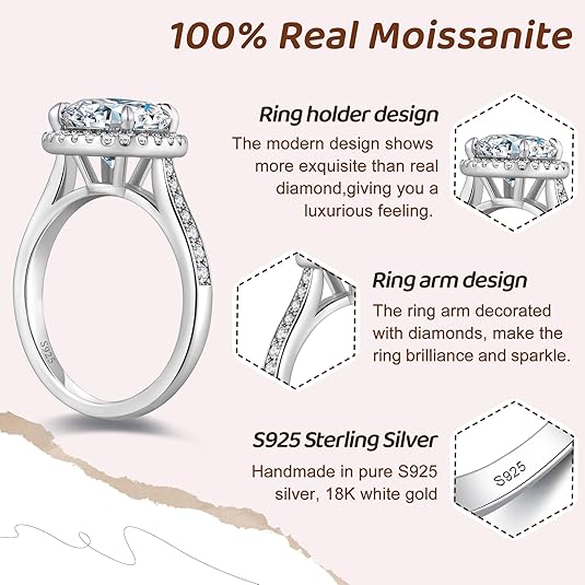 Celeste Moissanite Solitaire Engagement Ring