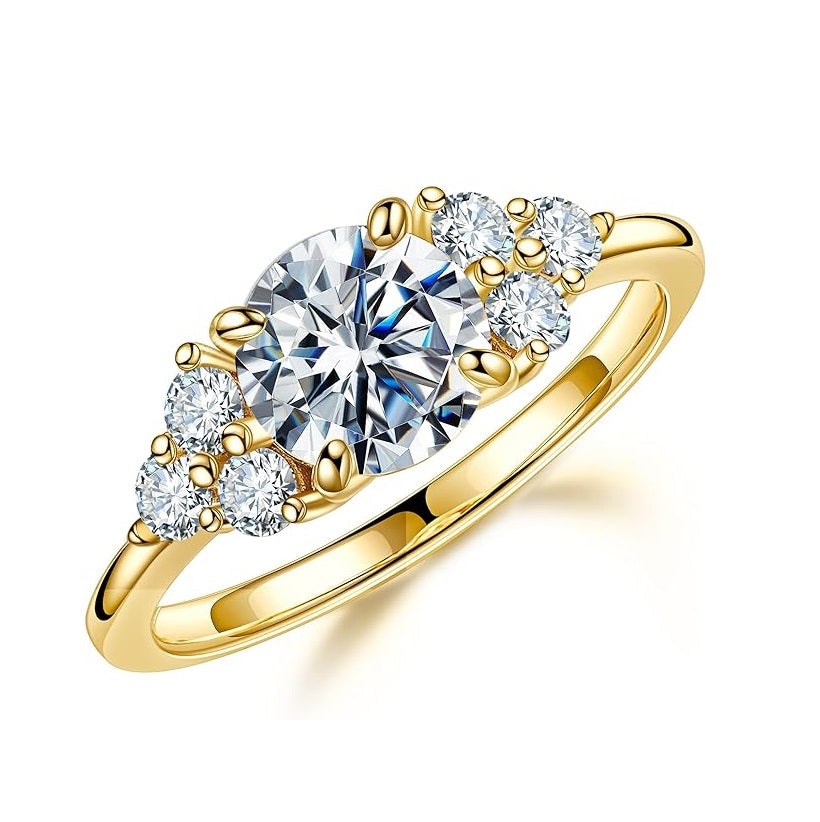 Aurelia Moissanite Engagement Ring