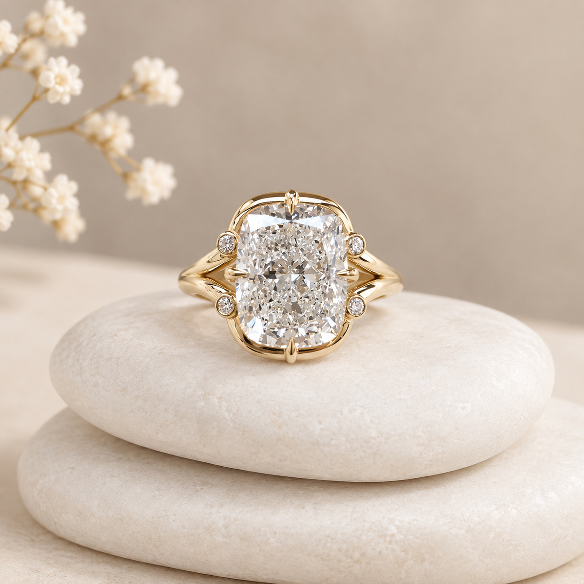 Handcrafted Moissanite Unisex Ring