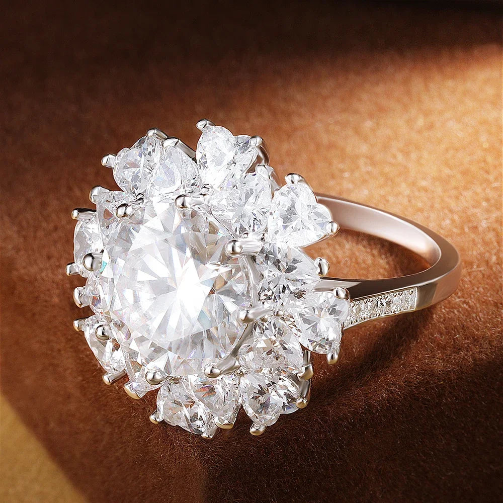 Solitaire Moissanite Ring