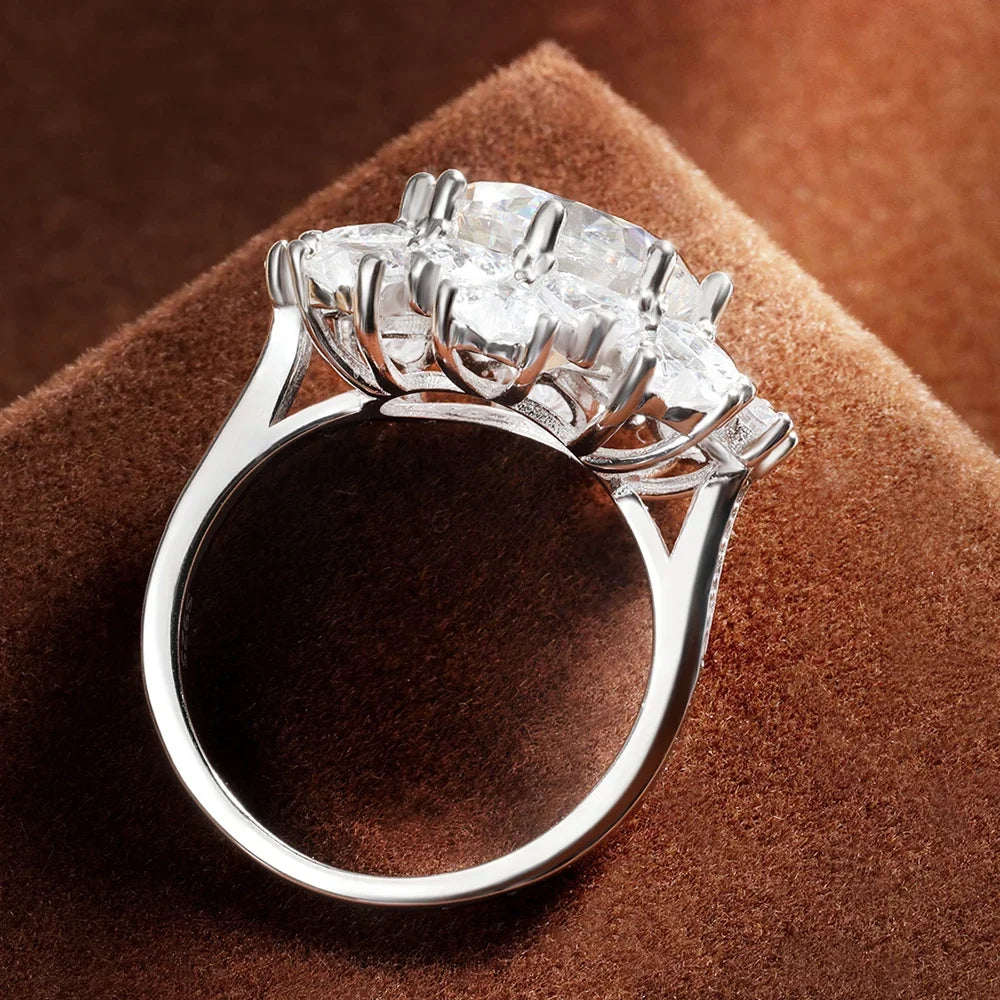 Solitaire Moissanite Ring