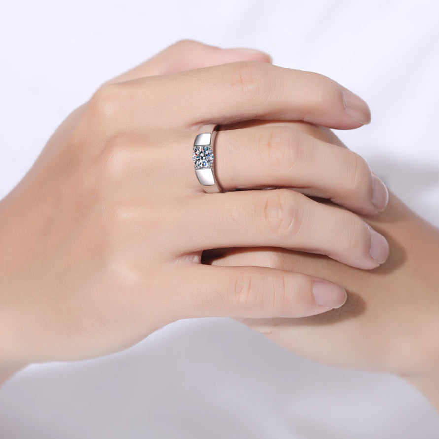 Classic Moissanite Ring