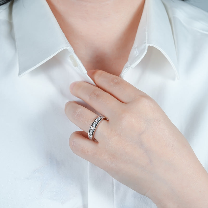 Eternity Moissanite Ring