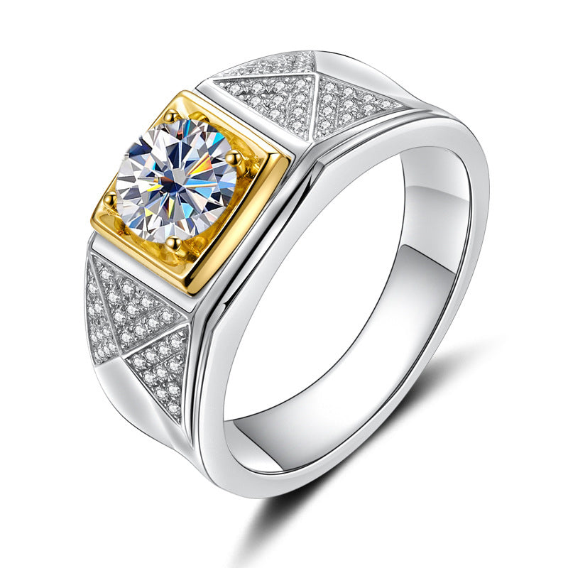 Luxury Moissanite Unisex Ring