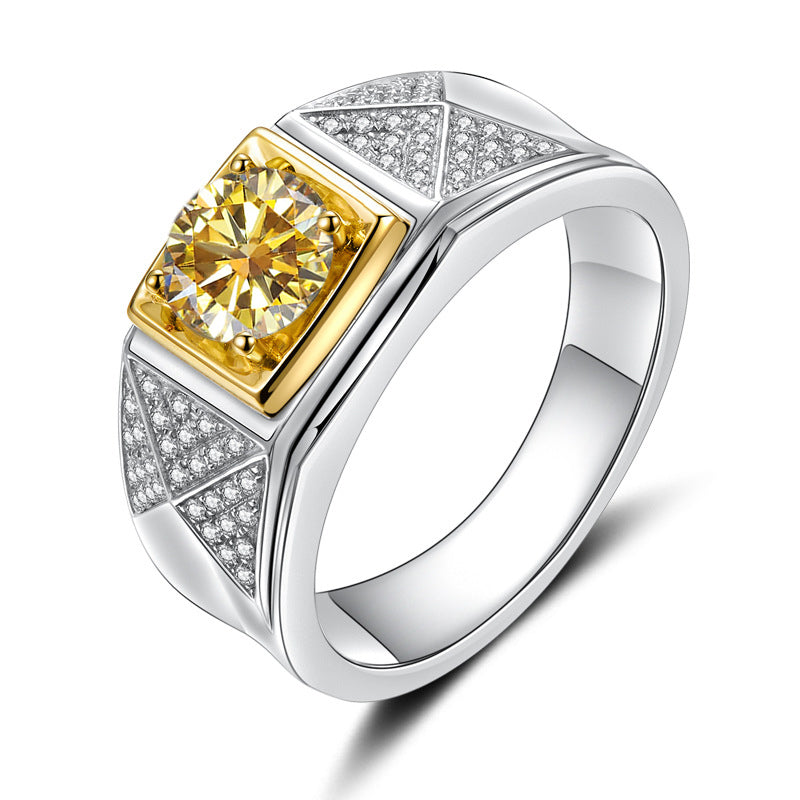 Luxury Moissanite Unisex Ring