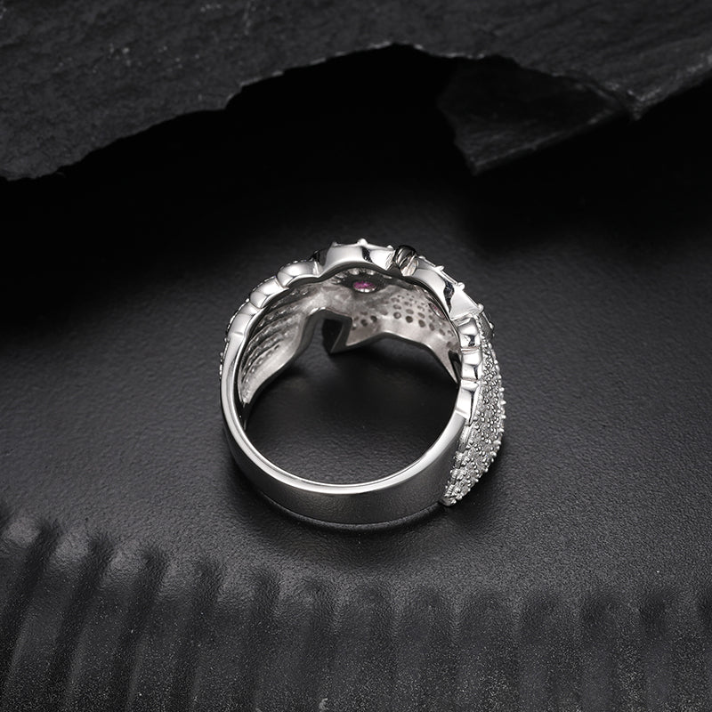 Owl Eyes Moissanite Unisex Ring