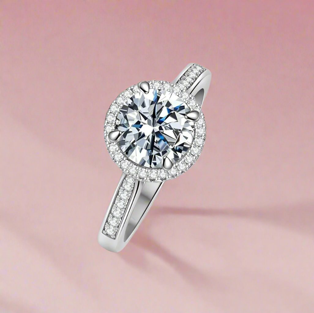 Celeste Moissanite Solitaire Engagement Ring