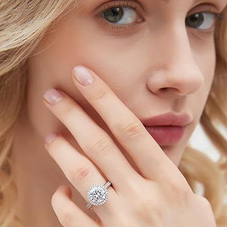 Celeste Moissanite Solitaire Engagement Ring